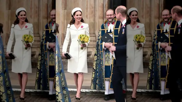 kate middleton at anzac day services 2022