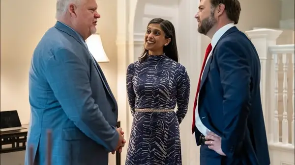 Usha and JD Vance host Police Week event