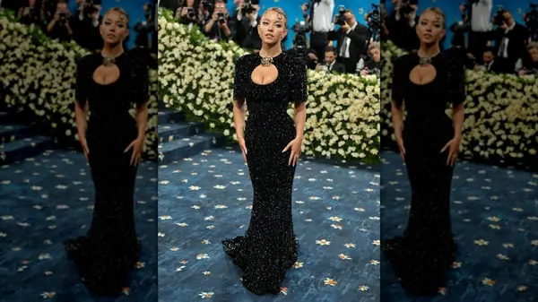 Sydney Sweeney on the 2025 Met Gala red carpet