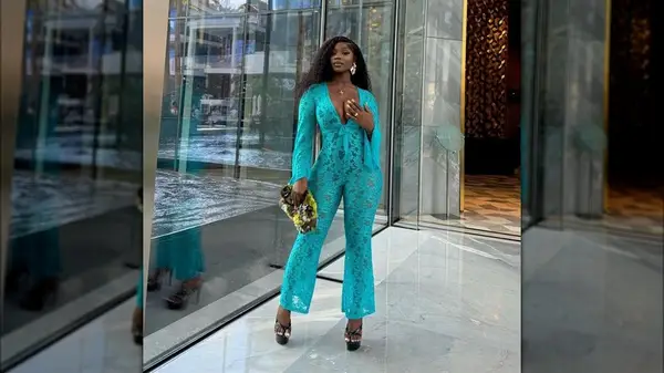 Woman with a clutch bag