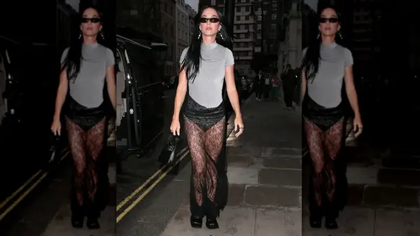 Katy Perry lace pants