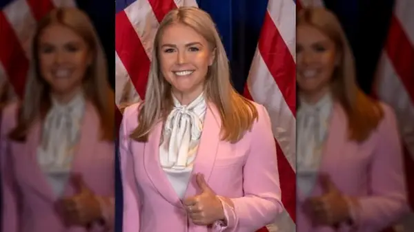 karoline leavitt in too much pink