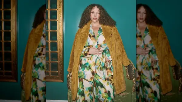 Suit and matching coat