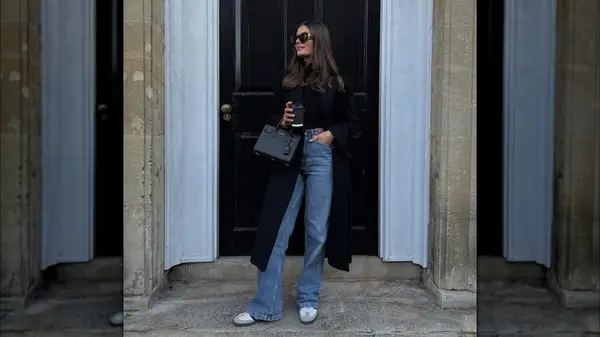 Woman with her hand in her pocket