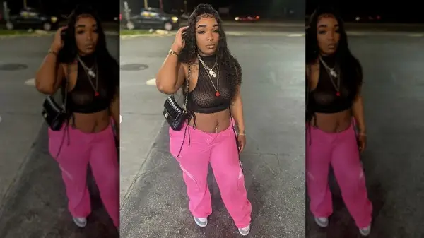 Woman wearing chunky jewelry