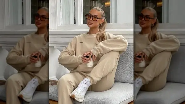 Woman wearing sunglasses