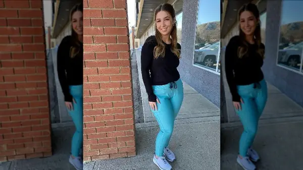 Woman in long-sleeved shirt