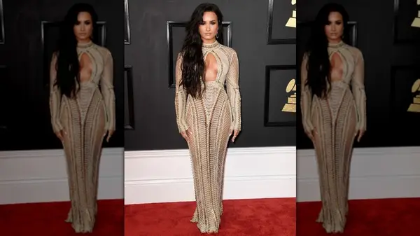 Demi Lovato at the 2017 Grammy Awards