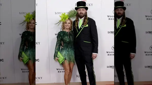 Julia and Jayson Werth at the Kentucky Derby