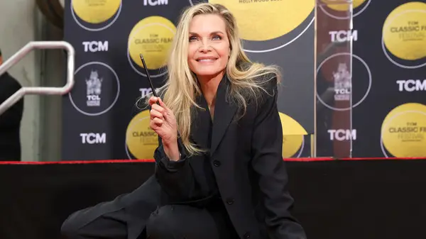 Michelle Pfeiffer at the TCM Chinese Theatre in 2025