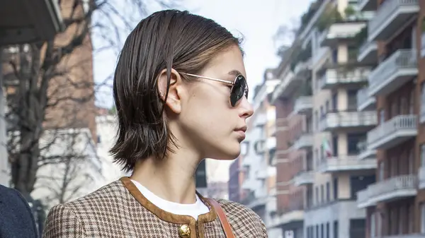 Kaia Gerber at fashion week 