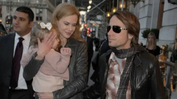 Nicole Kidman and Keith Urban out with their daughter