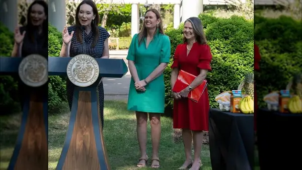 Sarah Huckabee Sanders at the Arkansas Governor