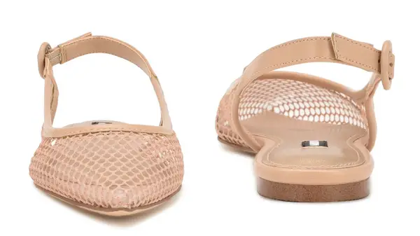 Nine West slingback mesh flats