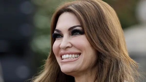 Kimberly Guilfoyle up close and smiling at an event