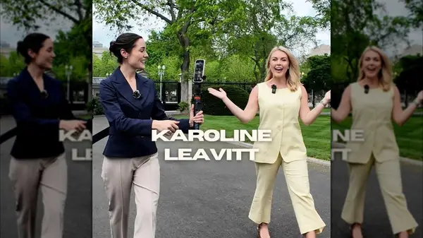 Karoline Leavitt interviewed by Kate Mackz