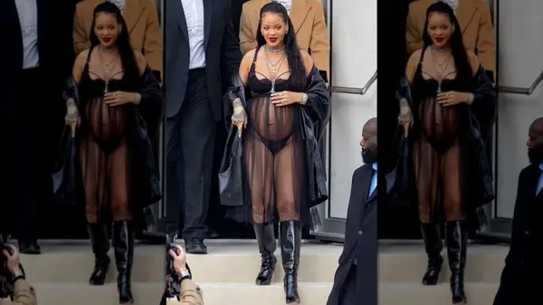 rihanna in paris march 2022