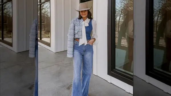 Woman in westernwear