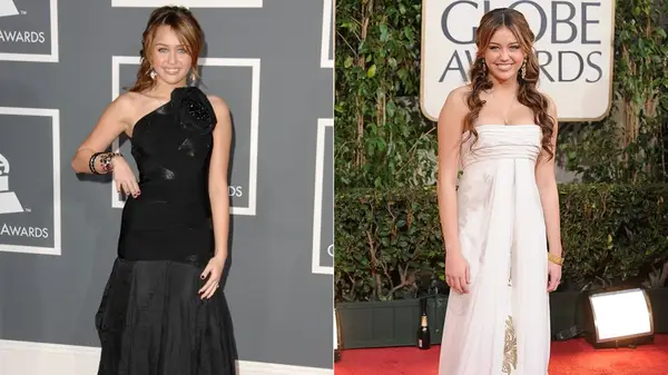 Miley Cyrus on the red carpet in 2009