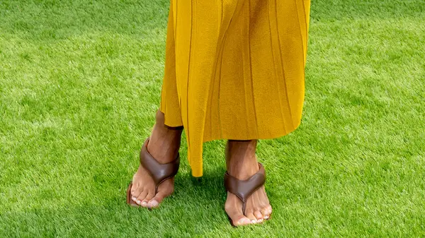 Carly Cushine thong flip flops 