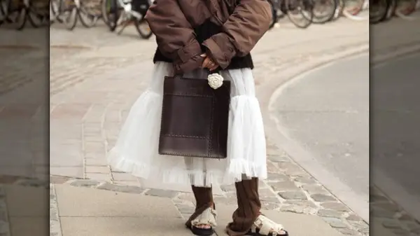 White tutu and puffer