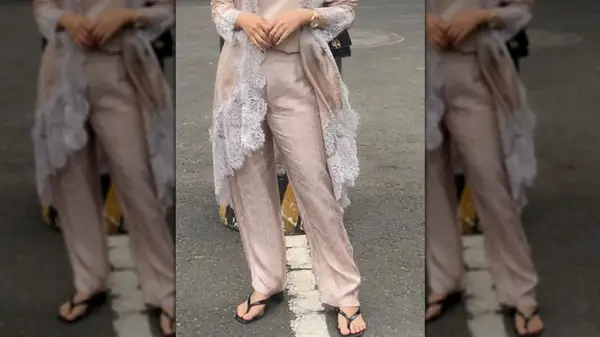 Bottom half of a woman