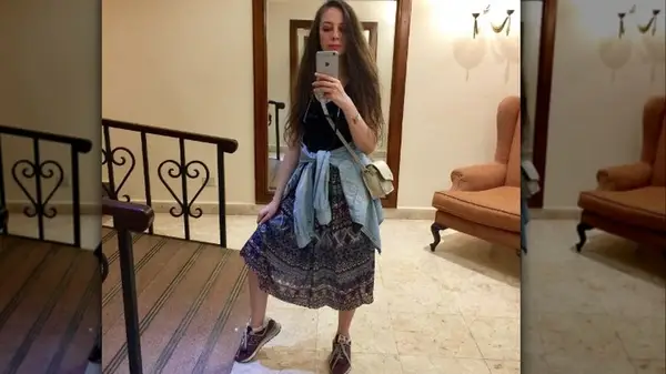 woman taking picture