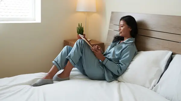 Silk pajamas