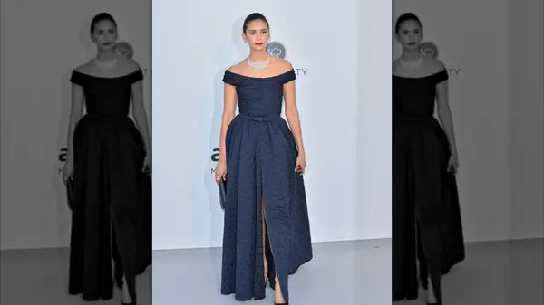 Nina Dobrev at the amfAR