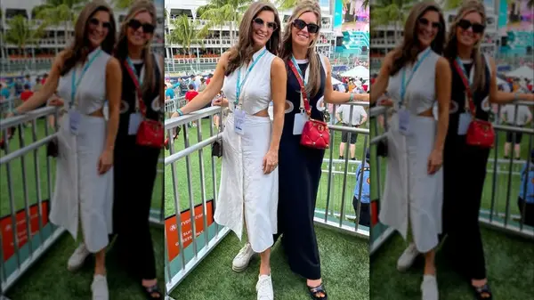 kaitlan collins at the F1 grand prix in may 2022