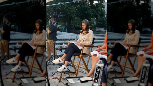 kaitlan collins behind the scenes in DC in august 2023