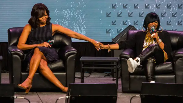 Michelle Obama and Missy Elliot in Austin at SXSW 2016