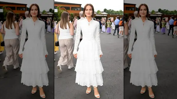 maude apatow in wimbledon on june 2025
