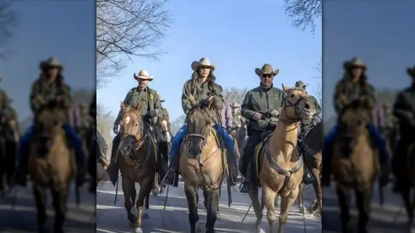 kristi noem with CBP 2025
