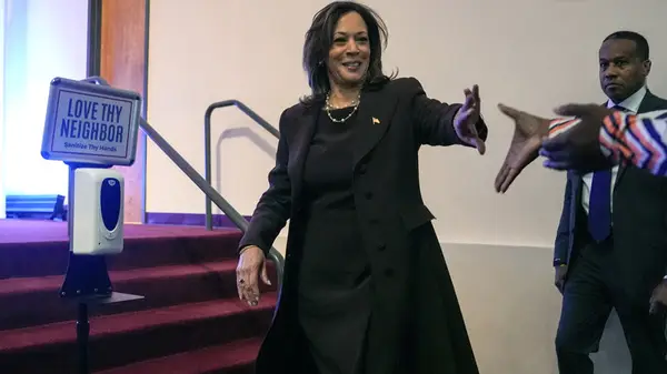 Kamala Harris at the Church of Christian Compassion