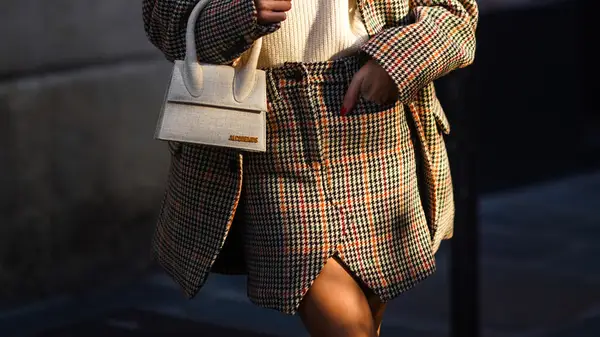 Houndstooth miniskirt set