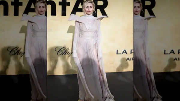 Paris Jackson wearing a sheer dress