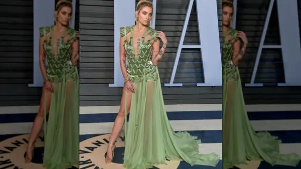 Paris Jackson at the 2018 Vanity Fair Oscar party