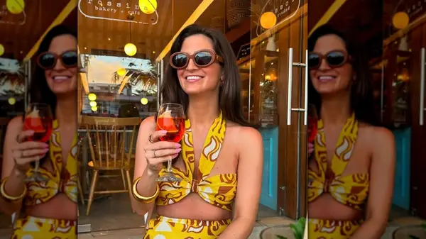 Kaitlan Collins on vacation in Mexico