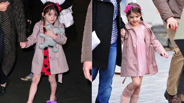 Suri Cruise in a pink headband