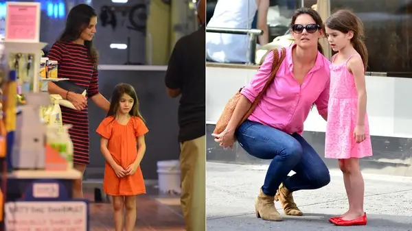 Suri Cruise and Katie Holmes