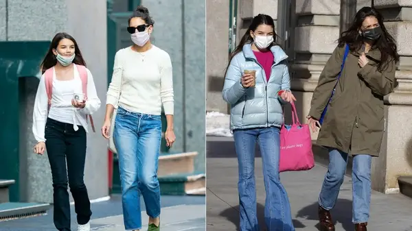 Suri Cruise and Katie Holmes