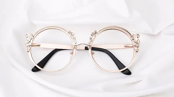 Milani Round Gold Glasses
