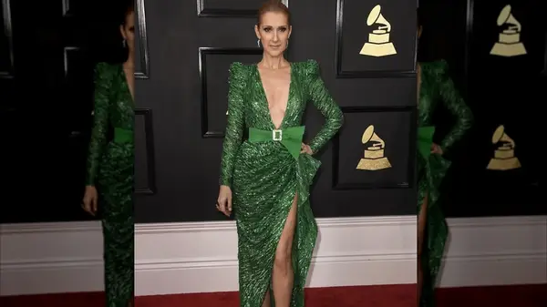Celine Dion at the 2017 Grammy Awards