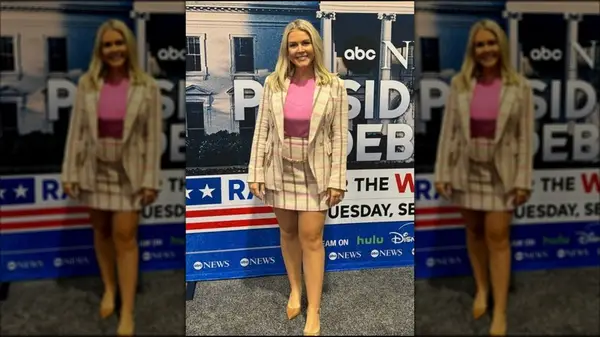 karoline leavitt campaigning for trump in september 2024