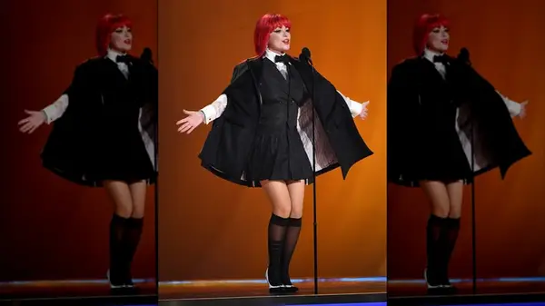 Shania Twain on stage at the 2023 Grammy Awards