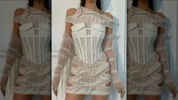 Futuristic looking outfit