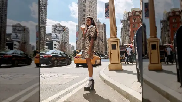 Woman wearing heels with socks