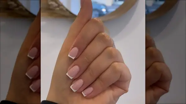 Classic French manicure