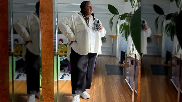 Instagram photo of white sneakers 